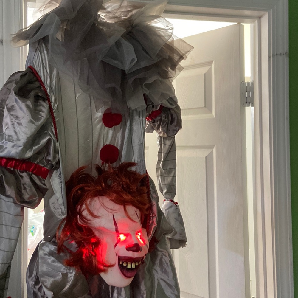 Grey and red it costume